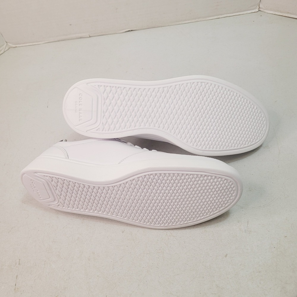 Cole Haan Grand Crosscourt Sneakers Mens 9.5 White Leather Low Top Shoes - Picture 6 of 11